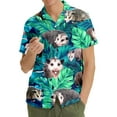 thumbnail image 5 of Funny Possum Tropical Hawaiian Shirt For Men Short Sleeve Button Down Shirt Men Opossum Hawaiian Shirts, 5 of 7