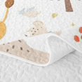 thumbnail image 5 of Erosebridal Woodland Animal Lion Quilt Full for Girls, Cartoon Pine Tree Full Bedspread Sets, 3 Pieces, 5 of 7