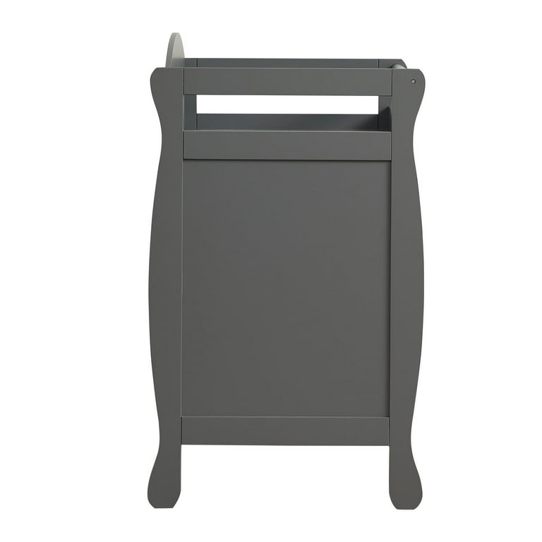 Costway Grey 3 Drawer Baby Changing Table Infant Diaper Changing Station  w/Safety Belt BB5762GR - The Home Depot