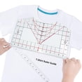 thumbnail image 4 of Musbetu T-shirt Acrylic Ruler Guide T-Shirt Scale Guide Heat Press Shirt Measurement Tool Supplies T-shirt Alignment Tool, 4 of 7