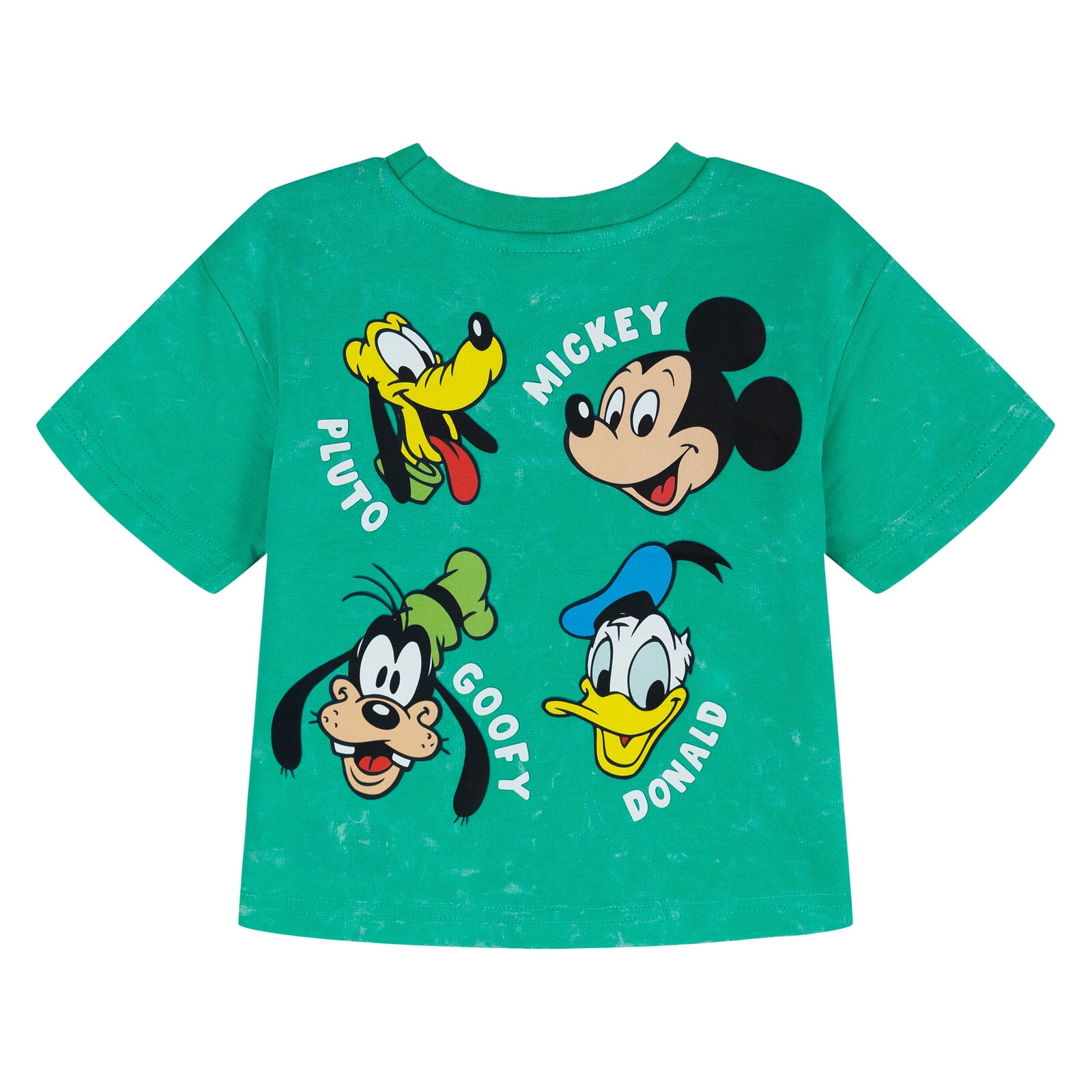 Disney Mickey Mouse Goofy Donald Duck French Terry T-Shirt and Shorts Outfit Set Toddler to Big Kid