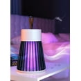 thumbnail image 1 of Lámpara repelente de mosquitos con descarga eléctrica para uso en interiores y exteriores - Recargable por USB - Verde y blanco, 1 of 5