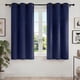 thumbnail image 1 of Blackout Cortinas para Recámara, Cortina Blackout Térmica Aislada 2 Paneles 42x63 Pulgadas, Cortinas Negras con Ojales, Reducción de Ruido, Ahorro de Energía y Cortinas sin Arrugas para Sala de Estar, 1 of 7
