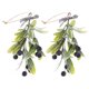 thumbnail image 1 of WASHWEPE 2Ud Rama De Mistletoe Navideña De Plástico Y Espuma Para Ambiente Festivo, 1 of 8