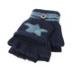 thumbnail image 1 of EeaseMX 1 par de guantes de invierno para niños, guantes cálidos con dibujos animados y protección contra el frío para niños pequeños (apto para niños de 2 a 8 años, azul marino), 1 of 7