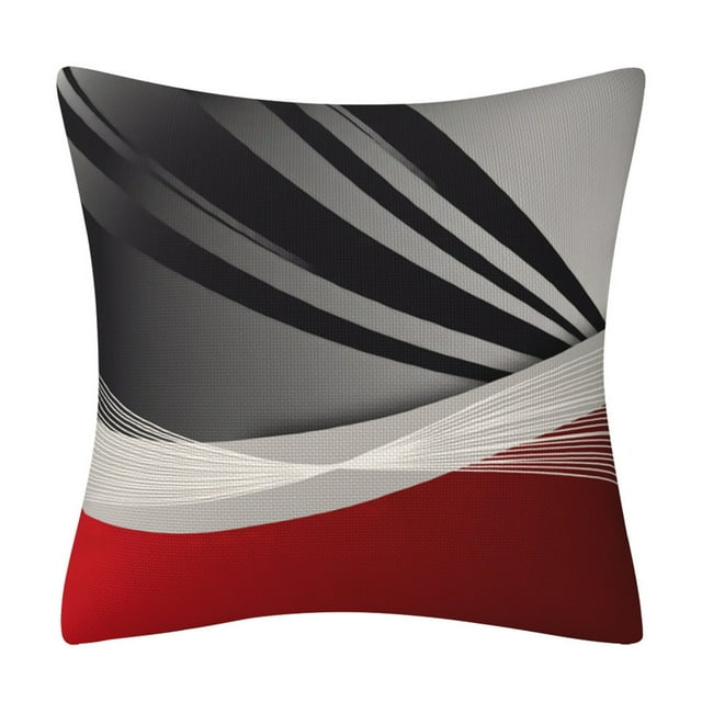Fundas de Almohada 18x18 pulgadas Decorativo Almohada Covers Farmhouse Lino Cojín para el Hogar Boda al aire libre de interior