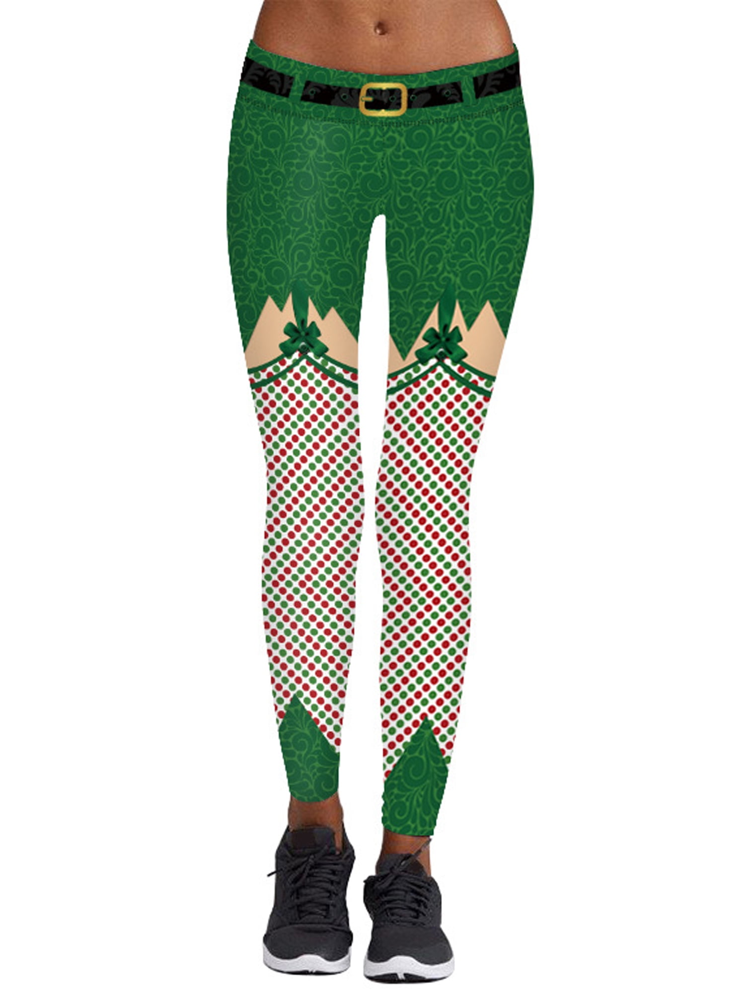 Lallc Women�s Christmas Trouser Santa Stretchy Xmas Yoga