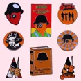 thumbnail image 2 of Best Quality Crime Movie Enamel Pin Metal Badge Lapel Brooch Fashion Jackets Backpack Decoration Jewelry Gift For Fans Wholesale, 2 of 5