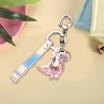 thumbnail image 2 of Sunjoy Tech Key Holder Three-dimensional Electroplating Animal Exquisite Workmanship Polishing Decorate Cute Pendant Cute Cartoon Transparent Dinosaur Keychain Car Accessory, 2 of 8