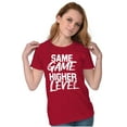 thumbnail image 4 of Same Game Higher Level Womens Slim Fit Graphic Tee Brisco Brands M, 4 of 5