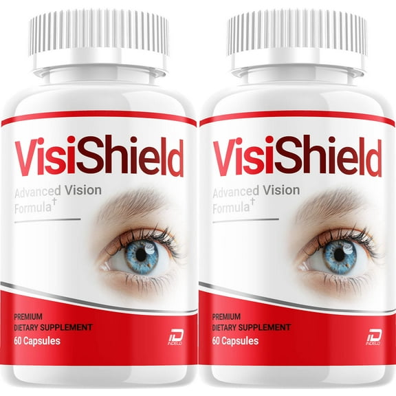 2 Pack VisiShield Advanced Vision Formula for Eyes 120 Capsules