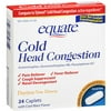 Equate: Head Congestion Daytime Non-Drowsy With Cool Blast Flavor Cold Relief, 24 ct