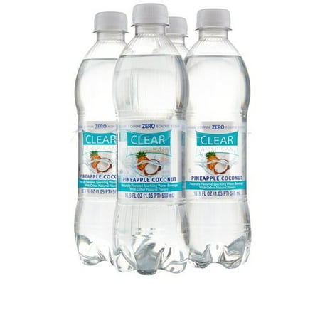 Clear American Pineapple Coconut Sparkling Water, 16.9 Fl. Oz., 4 Count