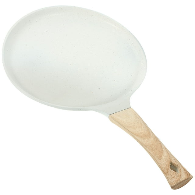 BRIGHTFUFU Plaque à Oeufs Antiadhésive Poêle à Frire Blanche Poêle Antiadhésive pour Partager les Repas 1 Ensemble