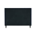 thumbnail image 5 of Meridian Furniture Eva Navy Velvet Upholstered Queen Bed, 5 of 8