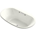 thumbnail image 1 of Kohler K-5718-Ghw Underscore Oval 72" Drop In Acrylic Air Tub - Dune, 1 of 7