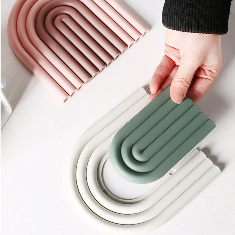 Rainbow Shaped Silicone Mat, Heat-Resistant Pot Holder Non Slip Insulation  Hot Pad Coaster Tabletop Protection Cup Mat Food Grade Kitchen Accessories  