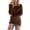 Brown, variant on Yuzhih Women's Soft Fuzzy Sweater Oversized Cozy Pullover Top Long Sleeve Casual Crewneck Sweater Fall Winter