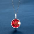 thumbnail image 3 of Piedra de nacimiento Cristal de diamantes de imitación Acero inoxidable Fabricación de joyas de plata Accesorios de bricolaje Decoraciones Ropa, zapatos y accesorios Miscelánea rojo brillante Sonducket  AP010354-07B, 3 of 6