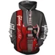 thumbnail image 4 of Sudadera con capucha con estampado 3D de guitarra nueva, sudadera con capucha neutra para hombres y mujeres, para entusiastas de la guitarra, sudadera con capucha de moda urbana de talla grande para n, 4 of 5