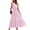 Pink, variant on Uaswgudfs Sleeveless Summer Dresses 2025: V-Neck Tiered Midi Sundress - Flowy Silhouette & Breathable Fabric for Casual Beach Gatherings & Summer Parties Beige M
