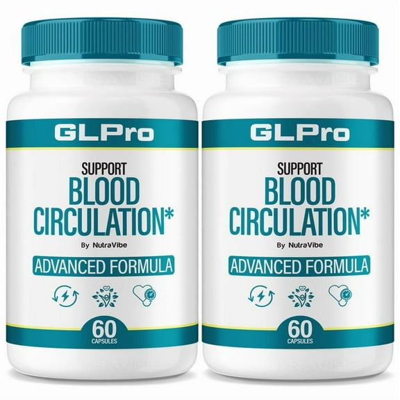 (2 Pack) GLPro – Original GL Pro Formula with Ingredients to Help Support Daily Energy, Circulatory Balance & Healthy Levels | Just 2 Easy-to-Swallow Pills a Day (120 Capsules)