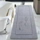 thumbnail image 1 of Alfombra de baño LOCHAS Luminosa, antideslizante, 60 x 120 cm, color gris claro, 1 of 7