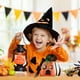 thumbnail image 1 of Linterna de calabaza de Halloween | Centro de mesa iluminado y cuenco para dulces | Decoración espeluznante para el hogar, el jardín y fiestas | Decoración de terciopelo reutilizable, 1 of 6