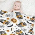 thumbnail image 6 of Halloween Gnome Blanket Lightweight Fuzzy Soft Warm Flannel Fleece Throw Blanket for Couch Travel Home Decor 60"x50" M for Teen, 6 of 6