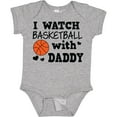 thumbnail image 3 of Inktastic I Watch Basketball with Daddy Boys Baby Bodysuit, 3 of 5