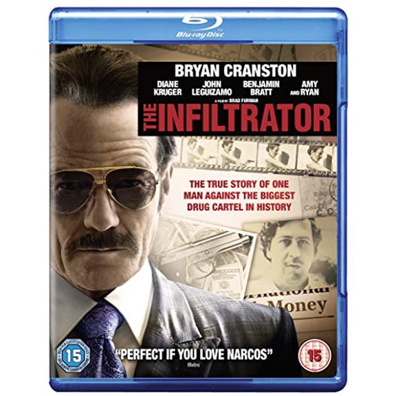 The Infiltrator (Blu-ray) Amy Ryan Benjamin Bratt Bryan Cranston Diane Kruger John Leguizamo