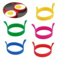thumbnail image 3 of 1 herramienta redonda de silicona para huevos fritos molde para panqueques cazador furtivo (amarillo) Sywqhk Libre de BPA, 3 of 6