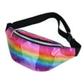 thumbnail image 4 of 80s Costume Accessories Set for Women Waist Bags Rainbow Tutu Skirt Halloween 1980s Outfit, 4 of 5