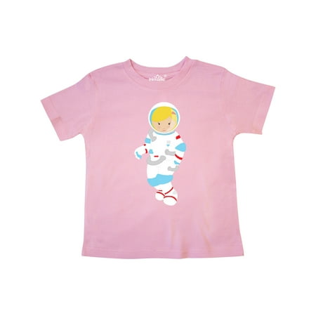 

Inktastic Cute Girl Astronaut Girl Cosmonaut Space Flight Gift Toddler Toddler Girl T-Shirt