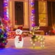thumbnail image 4 of Adornos navideños de pingüinos con luces LED | Decoración para jardín, patio y césped | Figuras acrílicas luminiscentes con luces | Set de montaje DIY para fiestas navideñas y patio, 4 of 5