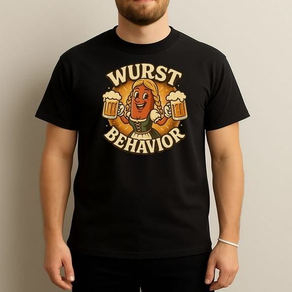 Wurst Behavior Funny Oktoberfest Humor T-Shirt