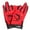 Red, variant on 1 Pair 3 Fingerless Fishing Gloves Breathable Quick Drying -slip Fishing Gloves Outdoor Sports Cycling Camping Running