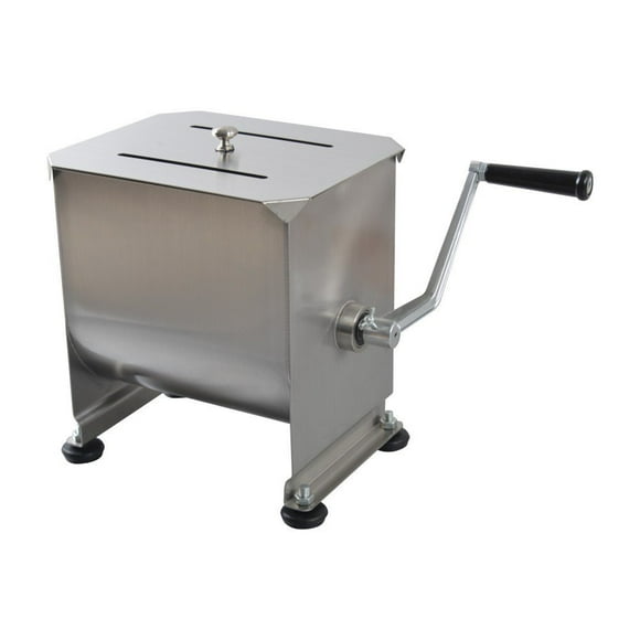 Hakka Mélangeurs Manuels à Vian de 15 Livres / 7,5 Litres en Acier Inoxydable (Mélange Maximum de 15 Livres pour la Viande)