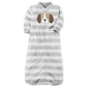 Carters Baby Boys 0-9 Months Puppy Sleepbag Gown (Light Grey 0-3 Months)