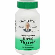 CHRISTOPHER'S ORIGINAL FORMULAS Herbal Thyroid 100 CAP