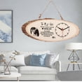thumbnail image 2 of tamizeot Wooden Creative Clock Ornament Girlfriend Handmade Couple Bell Gift Energy-saving Solid Multifunctional - Ideal Gift Style 4, 2 of 6