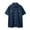 Dark Blue, variant on ZCFZJW Men's Basic Denim Shirts Casual Summer Short Sleeve Button Down Shirt Two Pockets Classic Jean Shirts Black XL