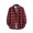 Watermelon Red, variant on Mens Shirts Plaid Print Button Up Lapel Long Sleeve Shirts Lightweight Casual Classic Fit Trendy Tops