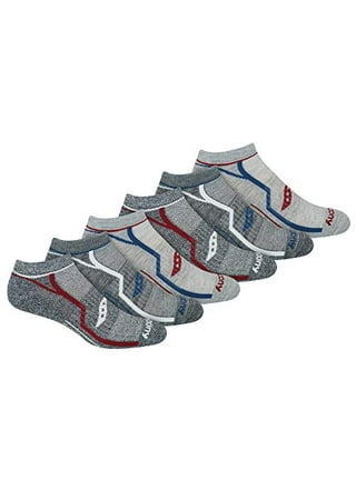 SAUCONY Men's No-Show Performance Socks, 6 Pack - Eastern Mountain