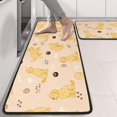 thumbnail image 2 of Kitchen Rugs Sets Of 2,Golden Retriever Anti Fatigue Kitchen Mat Rugs Non Slip Washable,Decorative Kitchen Floor Mats for Kitchen,Sink,Laundry,17"x47"+17"x47", 2 of 5