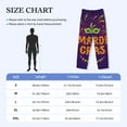 thumbnail image 4 of Picia Mardi Gras2 Mens Soft Woven Cotton Elastic Waistband Sleep Pajama Pant Lounge Sleep Pant With Pockets And Drawstring-XX-Large, 4 of 9