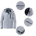 thumbnail image 4 of Tyhengta Mens Waterproof Ski Snowboard Jacket Windproof Winter Mountain Snow Coat Cation Lightgray XL, 4 of 8