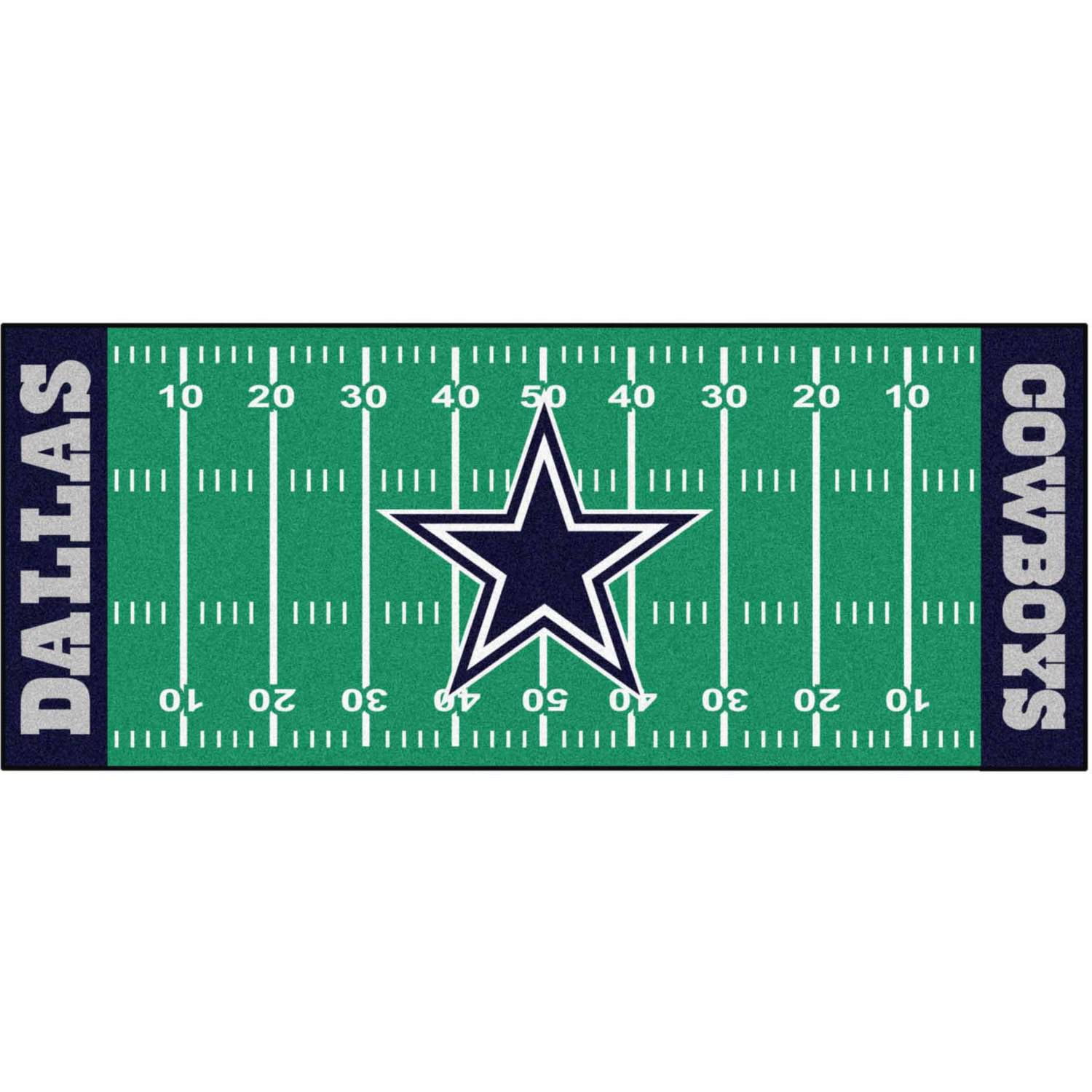 NFL Dallas Cowboys Football Field Runner Walmart