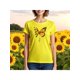 thumbnail image 2 of Blusa con Estampado de Mariposa y Girasoles – Diseño Único y Significativo Color Amarillo Talla Chica Marca Emil SaEs, 2 of 4