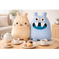 thumbnail image 2 of Peluche monstruo beige con bigotes, 2 of 3